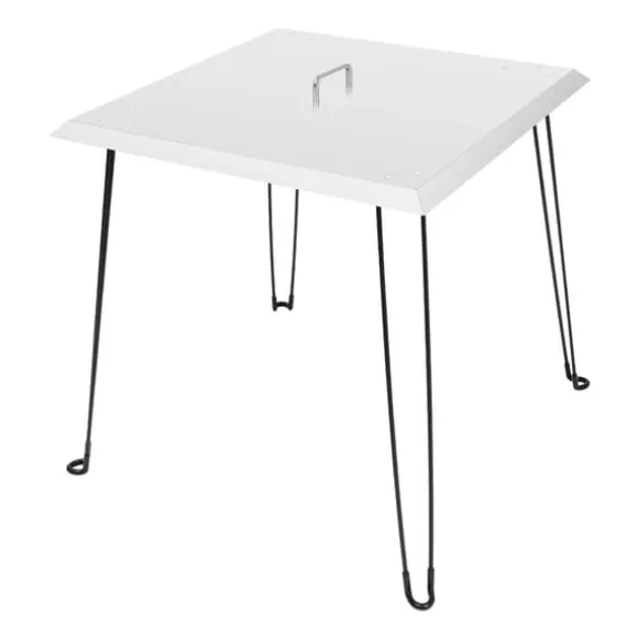Brandbeskyttelse, Foldbart Design, Rustfrit Stål Konstruktion,Sølv