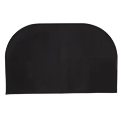 Brandsikkert halvrundt glasfibertæppe - Dobbeltlag - Skridsikkert - Gulvbeskyttelse - 19,7" x 39,4"