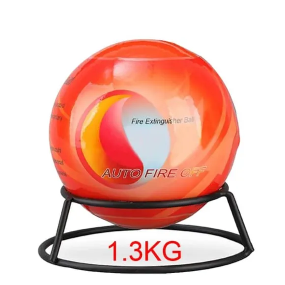 Brandslukkerbold, Letvægts 1,3 kg, Automatisk aktivering ved 70°C, Højlydt 150 dB alarm
