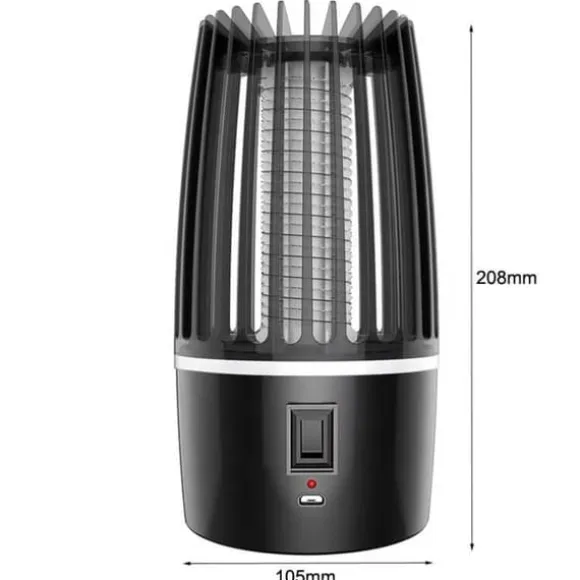 Bærbar myggelampe med UV-A-LED 60m2