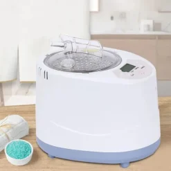 Bærbar sauna-damper - Dampgenerator - 3 L Kapacitet - 1000 W - Fjernbetjening - ABS/PP & Rustfrit Stål - Til Hjemmespa & Detox