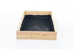 Bæredygtig Fyrretræs Højbed 140x120x18 cm - Miljøvenlig Havebrugsløsning