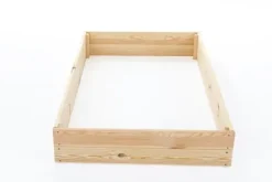 Bæredygtig Fyrretræs Højbed 140x120x18 cm - Miljøvenlig Havebrugsløsning