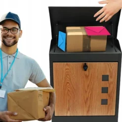 BREVKASSE postpakker STORT hegn