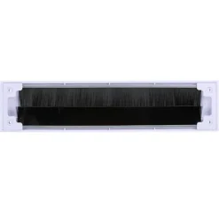 Brevkassebeskytter 34x8x1,5 cm i hvidt, vejrbestandigt materiale