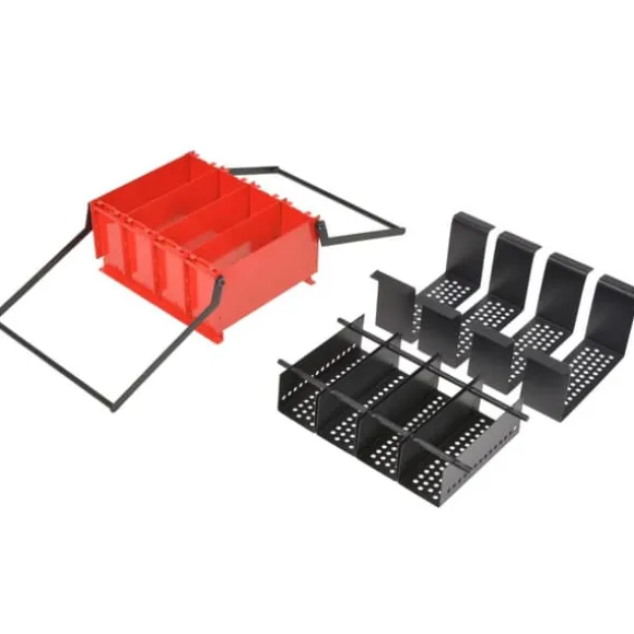 Briketpresser til papir 38x31x18 cm sort og rød - Briketpresser - Briketpresser - Home & Living