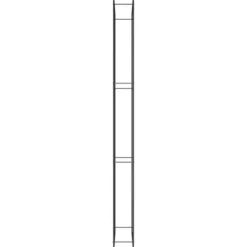 Brændekurve - Living brændestativ 110x28x312 cm stål matsort