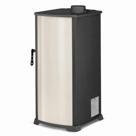 Brændeovn med kogeplade - 10 kW effekt - lav vedligeholdelse - op til 100 m²