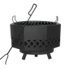 Brændeovn, Multifunktionel Grill, Bærbart Design, Holdbar Konstruktion