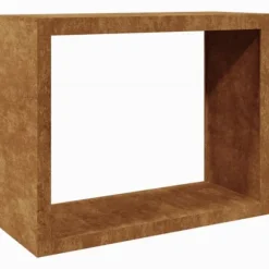 Brændereol i vejrbestandigt stål - Opbevaringsløsning til brænde | Størrelse: 100x40x80 cm