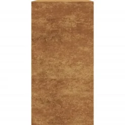 Brændereol i vejrbestandigt stål - Opbevaringsløsning til brænde | Størrelse: 100x40x80 cm