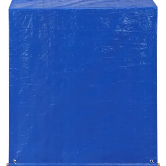 Brændeskur i massivt akacietræ - Plads til brænde | Størrelse: 105x38x115 cm