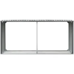 Brændeskur til haven galvaniseret stål 330 x 92 x 153 cm grå - Brændeskur - Brændeskure - Home & Living