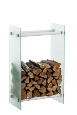 Brændestativ Dacio frostet glas 35x60x60 35 x 60 x 60 cm