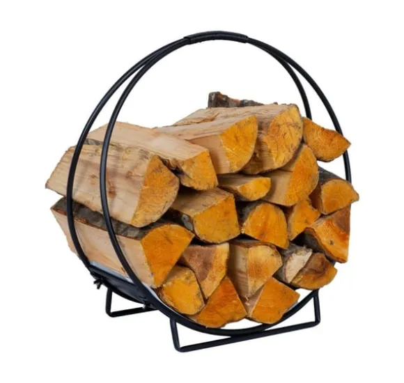 Brændestativ DEIA WOOD 50x24xH51cm, sort