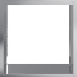 Brændestativ i galvaniseret stål til brændeopbevaring | Størrelse: 100x40x100 cm