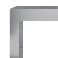 Brændestativ i galvaniseret stål - Holdbar opbevaring af brænde | Størrelse: 60x40x100 cm