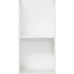 Brændestativ i koldvalset stål - Stabil brændeholder | Størrelse: 40x30x80 cm | Farve: Hvid