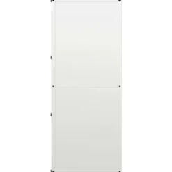 Brændestativ i koldvalset stål - Robust brændeholder | Størrelse: 40x30x75 cm | Farve: Hvid