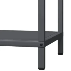 Brændestativ i koldvalset stål - Robust brændeholder | Farve: Antracitgrå | Størrelse: 40x25x60 cm