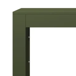 Brændestativ i stål - Slidstærk opbevaring til brænde | Størrelse: 100x40x60 cm | Farve: Grøn