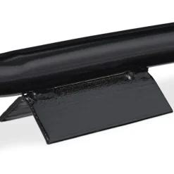 Brændestativ, Justerbart, 106x22 cm, Sort