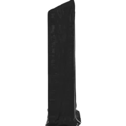 Brændestativ med regnslag - Galvaniseret stål | Størrelse: 100x40x200 cm