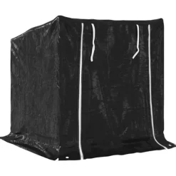 Brændestativ med regnslag i galvaniseret stål | Størrelse: 101x61x110,5 cm