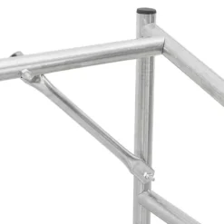 Brændestativ med regnslag i galvaniseret stål | Størrelse: 101x61x110,5 cm