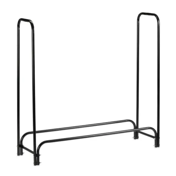 Brændestativ, Metal, 122x245x40 cm, Sort