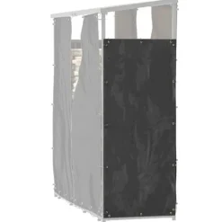 Brændestativ Overtræk, 148x62 cm, Sort