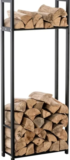 Brændestativ Sne 150x60x25 25 x 60 x 150 cm 1