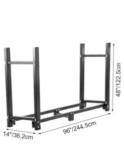 Brændestativ, størrelse 8ft, stålkonstruktion, 8ft