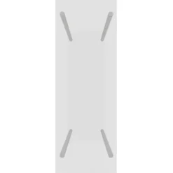 Brændestativ 80x35x100 cm hærdet glas transparent - Brændeholder - Brændeholdere - Home & Living