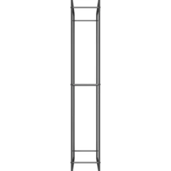 Brændestativ 80x28x154 cm stål matsort - Brændestativ - Brændestativer - Home & Living
