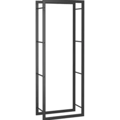 Brændestativ 50x28x132 cm stål matsort - Brændestativ - Brændestativer - Home & Living