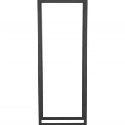 Brændestativ 50x28x132 cm stål matsort - Brændestativ - Brændestativer - Home & Living