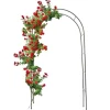 Bryllupshavebue, Metalstruktur, Tilpasseligt design, Egnet til klatreplanter,sort, XL