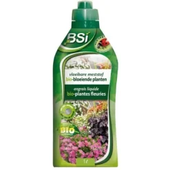 BSI - Organisk gødning - Flydende - Til blomstrende planter - Stimulerer blomstring og vækst - Med sporstoffer 1L - UAB