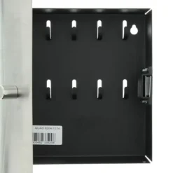 BURG-WÄCHTER QUAD 6204/10 Ni nøgleskab - Magnetisk lukning og dør i rustfrit stål