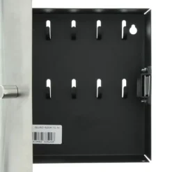 BURG-WÄCHTER QUAD 6204/10 Ni nøgleskab - Magnetisk lås og dør i rustfrit stål