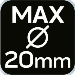 Bypass beskæresaks 210 mm, rækkevidde op til 20 mm, materiale: PP, TPR gummibelagt håndtag
