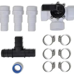 Bypass-kit til soldrevet varmeapparat til pool | Størrelse: 32mm/38mm