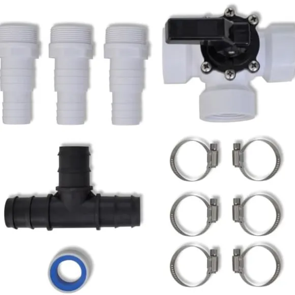 Bypass-kit til soldrevet varmeapparat til pool | Størrelse: 32mm/38mm