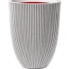 Capi Elegant vas Groove 34x46 cm elfenben 445498