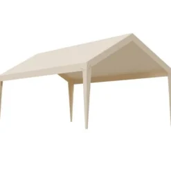 Carport udskiftningspresenning 3,6x6 m beige, vandtæt, kraftig