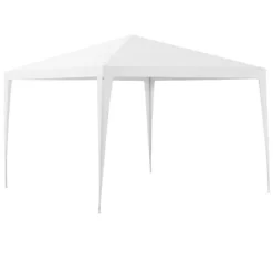 [casa.pro]® Havepavillon - Partytelt - foldelig - vandtæt - 300x300x255cm - hvid