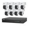 CCTV Sikkerhedskamera System, 1080P Høj Klarhed, Smarte Detektionsfunktioner,8STK, 1T