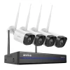 CCTV-system, 8MP opløsning, 16-kanals understøttelse,16CH NVR 4 stk kamera, 2T