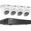 CCTV-system, 5MP opløsning, nattevisions teknologi,4T, Hvid